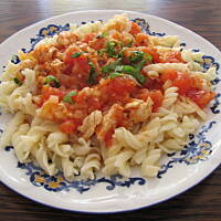 Potrawka z kurczaka i pomidorów