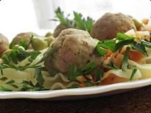 Fot. msewka, Klopsiki indycze z sosem z pomidorów i fety.