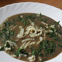 Zupa- krem z podgrzybków.