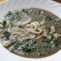 Zupa- krem z podgrzybków.