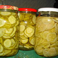 Ogórki z miodem - na zimę