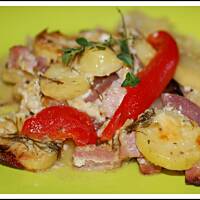 Zapiekanka z ziemniaków oraz takich tam różnych