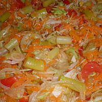 Sałatka warzywna z fasolką szparagową