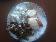 Fot. Kolorowa75, sznycle z indyka pieczone z pomidorami i mozzarellą