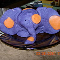 Słonik z masy cukrowej