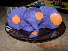 Fot. Satina, Słonik z masy cukrowej