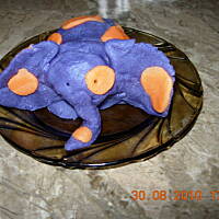 Słonik z masy cukrowej