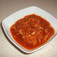 Sos do makaronu spaghetti do słoików pasteryzowany