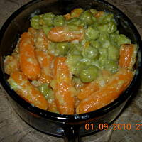 Marchewka z groszkiem