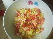 Fot. ezelka, Sałatka z pomidorów - do obiadu