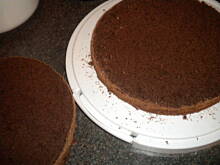 Fot. Anes, Biszkopt z kremem chałwowym  wg Anes