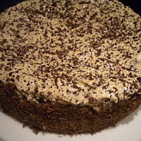 Biszkopt z kremem chałwowym  wg Anes