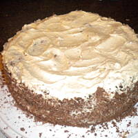 Biszkopt z kremem chałwowym  wg Anes