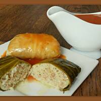 Gołąbki z ryżem i mięsem mielonym wg Darii