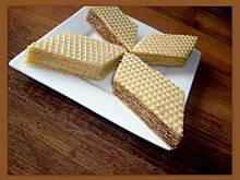 Fot. Daria P., Wafle z masą kakaową