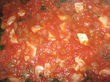 Fot. estka, trojkolorowe lasagne z kurczaka i szpinaku