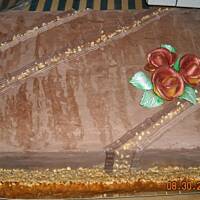 Tort kakaowo-pomarańczowy.