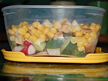 Fot. stokrotkax86, śnidaniowa sałatka warstwowa do pracy wg Sarittki