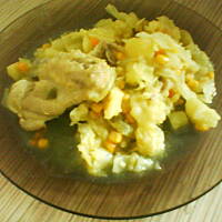 Danie jednogarnkowe, potrawka drobiowa