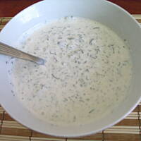 Sos czosnkowo koperkowy Kropka