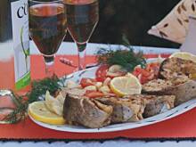 Fot. iwonkab, Pstrąg z warzywami