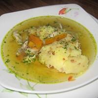 Rosół z kraszonymi ziemniaczkami!