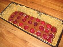 Fot. aniaoogorek, Ciasto kawowo-wiśniowe  z migdałowym likierem i Amarettini