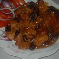 Gulasz a'la węgierski z fasolą