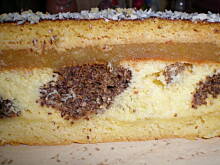 Fot. bozena28, Ciasto serowo-makowe z masą jabłkową