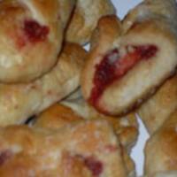 Kruche koperty  jabłkowo- wiśniowe