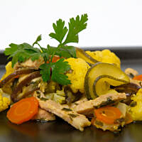 Potrawka z cukinii i bakłażana