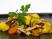 Fot. Wkn, Potrawka z cukinii i bakłażana