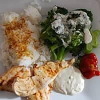 Pysznie i szybko - pierś z kurczaka z ryżem i brokułami