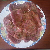 polędwica w sosie śmietankowo- pietruszkowym