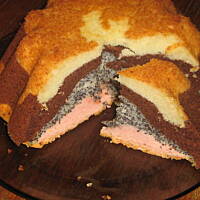 Babka kolorowa z białek inaczej tulipan