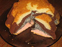 Fot. widelec, Babka kolorowa z białek inaczej tulipan