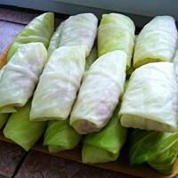 Gołąbki  łatwiejsze z suchą kaszą i ryżem