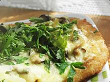 Fot. msewka, Schab pod grzybowo-serową kołderką.