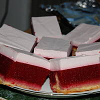 Ciasto z mrożonymi truskawkami wg Maminki