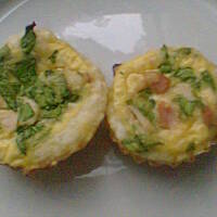 Babeczki ze szpinakiem