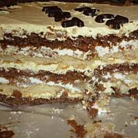 Tort na Roczek - ajerkoniakowo-śmietankowy