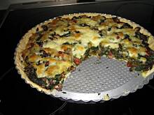 Fot. MoniaKociara, Tarta ze szpinakiem i suszonymi pomidorami