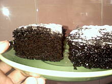 Fot. widelec, Ciasto Czekoladowe