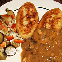 Pyzy z farszem i sosem wg M&Ł