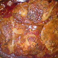 Karkówka pieczona w ketchupie