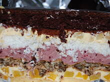 Fot. stokrotkax86, Tort owocowy  piętrowy