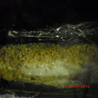 Ryba pieczona w orzechowej panierce