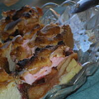 Ciasto kruche z jabłkiem i śliwkami