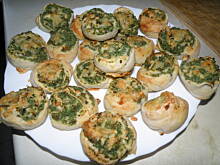 Fot. anulkas, Szpinakowo-kurczakowe ślimaczki drożdżowe