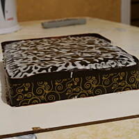 Ciemne ciasto z kokosem